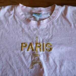 Retro Crop PARIS tee shirt